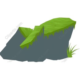 Lush Green Cliff