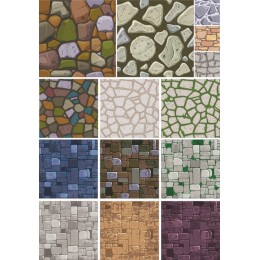  Stone Textures: Premium Clipart Bundle