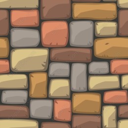 Earthy Rectangular Stone Wall Texture