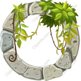 Stone Arch with Vines