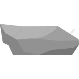Gray Geometric Rock
