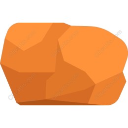 Abstract Orange Rock