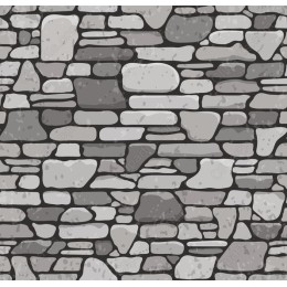 Gray Stone Wall Pattern