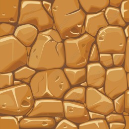 Seamless Golden-Brown Stone Pattern