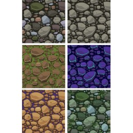 Premium Rock Texture Cliparts Bundle