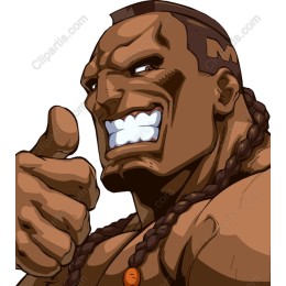 Empowering Thumbs-Up Character
