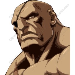 Fierce Muscular Character