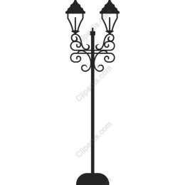 Vintage Ornate Street Lamp