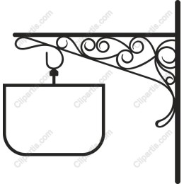 Elegant Ornate Sign Holder