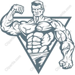 Muscular Superhero