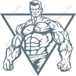 Dynamic Muscular Figure