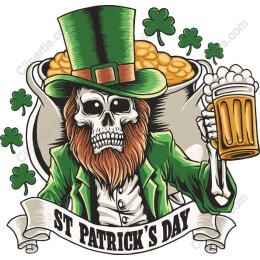 Skeleton Leprechaun St. Patrick's Day