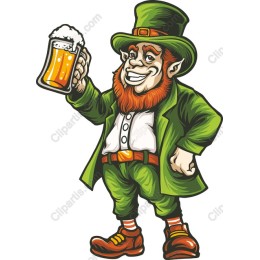 Leprechaun with Beer