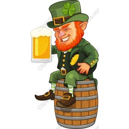 Leprechaun on Barrel