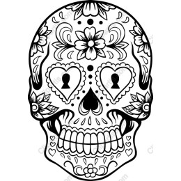Elegant Day of the Dead Skull