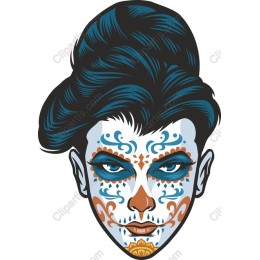 Day of the Dead Skull Art