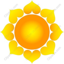 Heart-Shaped Sun