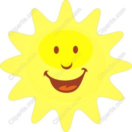 Cheerful Smiling Sun