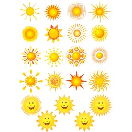 Sunny Bundle - 24 Unique Sun