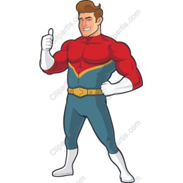 Vibrant Superhero