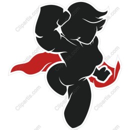 Heroic with Red Cape