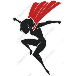 Dynamic Female Superhero