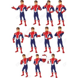 Superhero Bundle - Dynamic Poses & Expressions