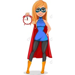 Empowering Superhero with Clock