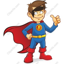 Vibrant Superhero