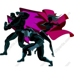 Superhero Defender Trio