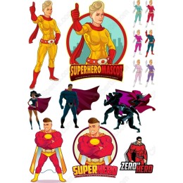 Superhero Mascot Bundle - Set
