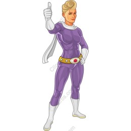 Purple Superheroine