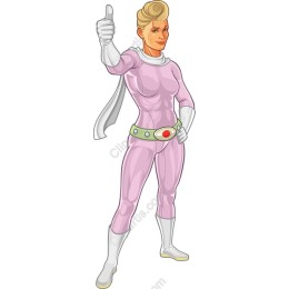 Dynamic Female Superhero