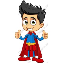 Cheerful Superhero
