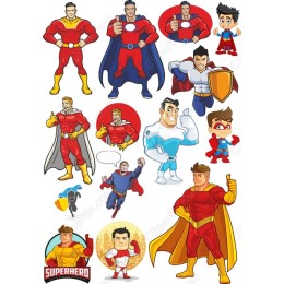 Superhero Set - 13 Dynamic s