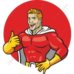 Vibrant Superhero