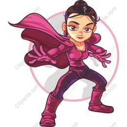 Dynamic Female Superhero
