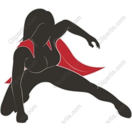Dynamic Female Superhero