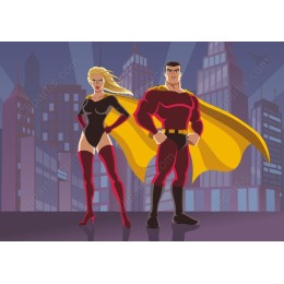 Dynamic Superhero Duo