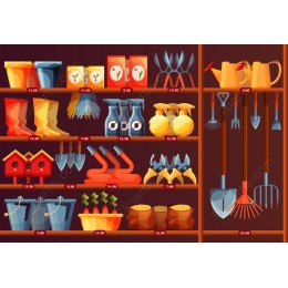 Colorful Gardening Tools