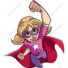 Dynamic Superhero Girl