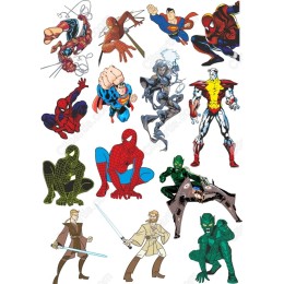  Superhero Clipart Bundle - Collection