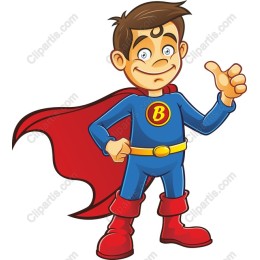 Vibrant Superhero