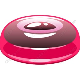 Glossy Pink Button