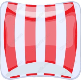 Vibrant Striped Pool Float