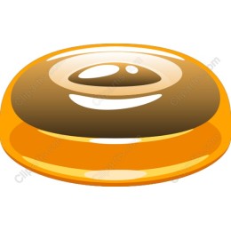 Glossy Golden Donut