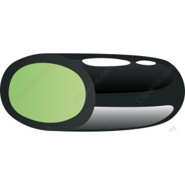 Sleek Black and Green