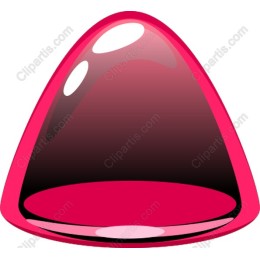 Glossy Pink Jelly Bean