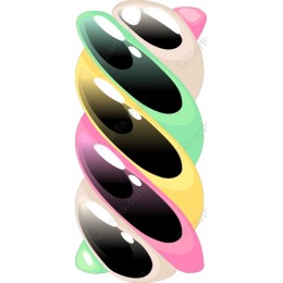 Whimsical Colorful Spiral