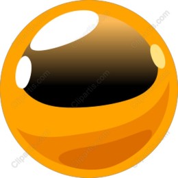 Glossy Orange Ball